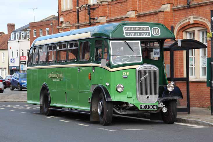 Aldershot & District Dennis Lancet III Strachan 178 SHOWBUSflyby